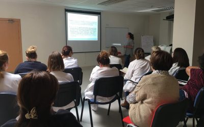 ADACE CLM expone su labor al equipo profesional del Instituto de Enfermedades Neurológicas (IEN) de Castilla-La Mancha