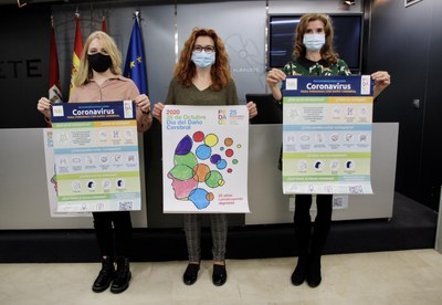 Acto institucional del Día del Daño Cerebral 2020 en el Ayuntamiento de Albacete