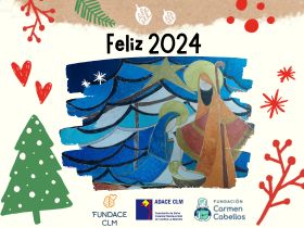 Desde ADACE CLM os deseamos unas Felices Fiestas y que 2024 esté repleto de alegría y buenos momentos