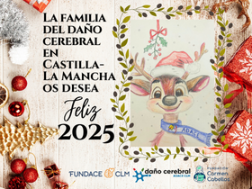 Desde Daño Cerebral ADACE CLM os deseamos Felices Fiestas y que 2025 esté lleno de alegría, abrazos y momentos para compartir